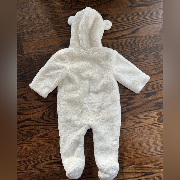 Janie and Jack Ivory Baby Snowsuit size 6-9 months - Picture 3 of 3